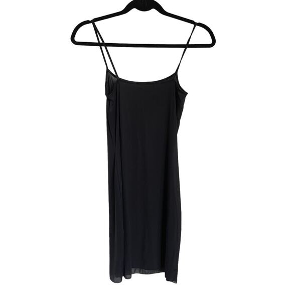 St. John Womens Dress Size XS Knit Shirt Collar Midi Black Pocket Slip Collared - Picture 7 of 10